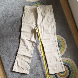 Zara Faux Leather Jeans